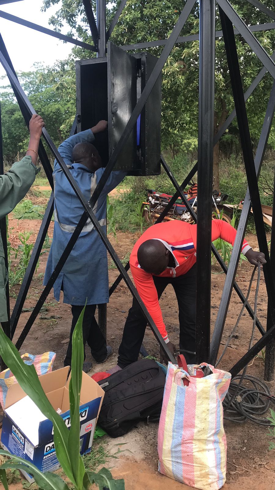 Mikam Water completed borehole project